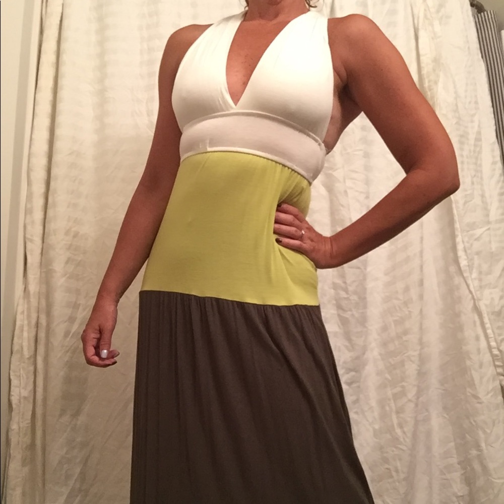 Multi colored maxi dress